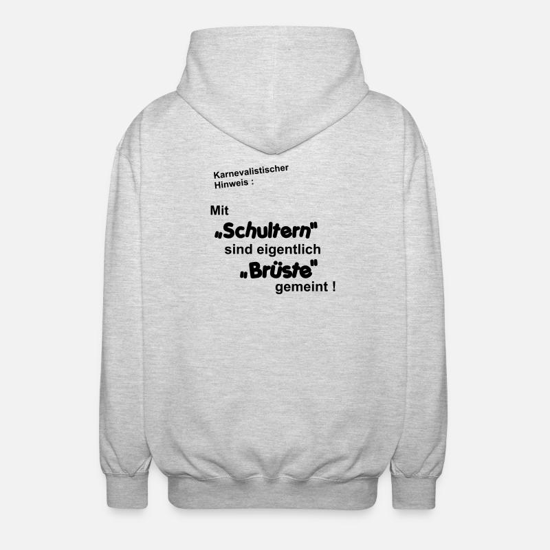 Carnival note - Unisex Hooded Jacket - light heather grey