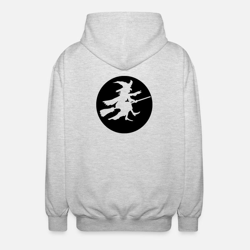 Witch 2 - Veste à capuche unisexe - gris clair chiné