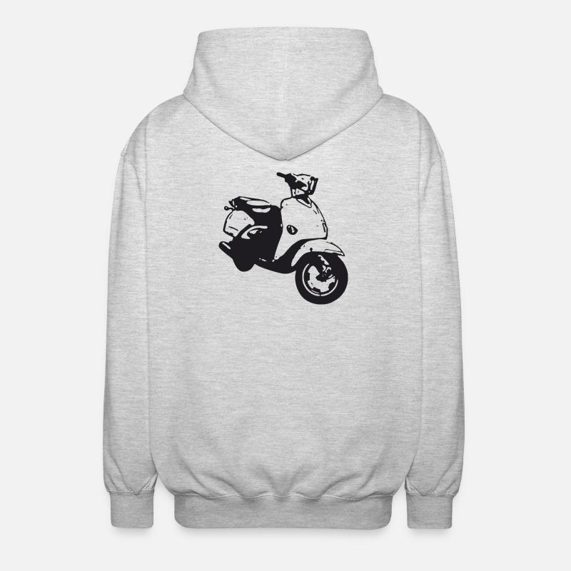 roller - Unisex Kapuzenjacke - Hellgrau meliert