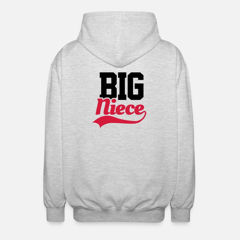 Big Niece - Unisex Kapuzenjacke - Hellgrau meliert