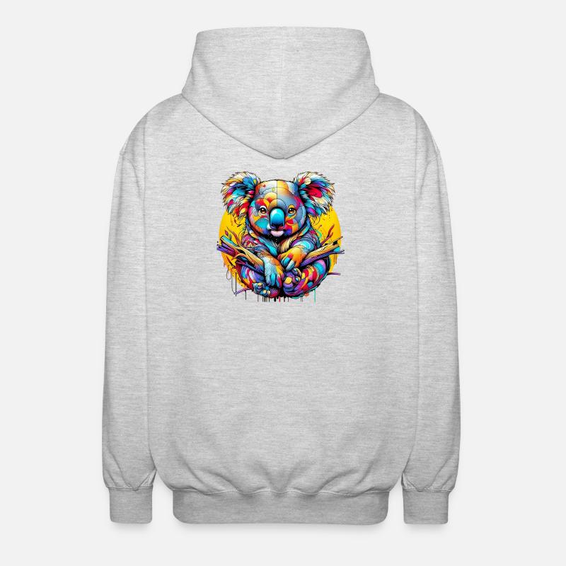 Koala - Unisex Hooded Jacket - light heather grey