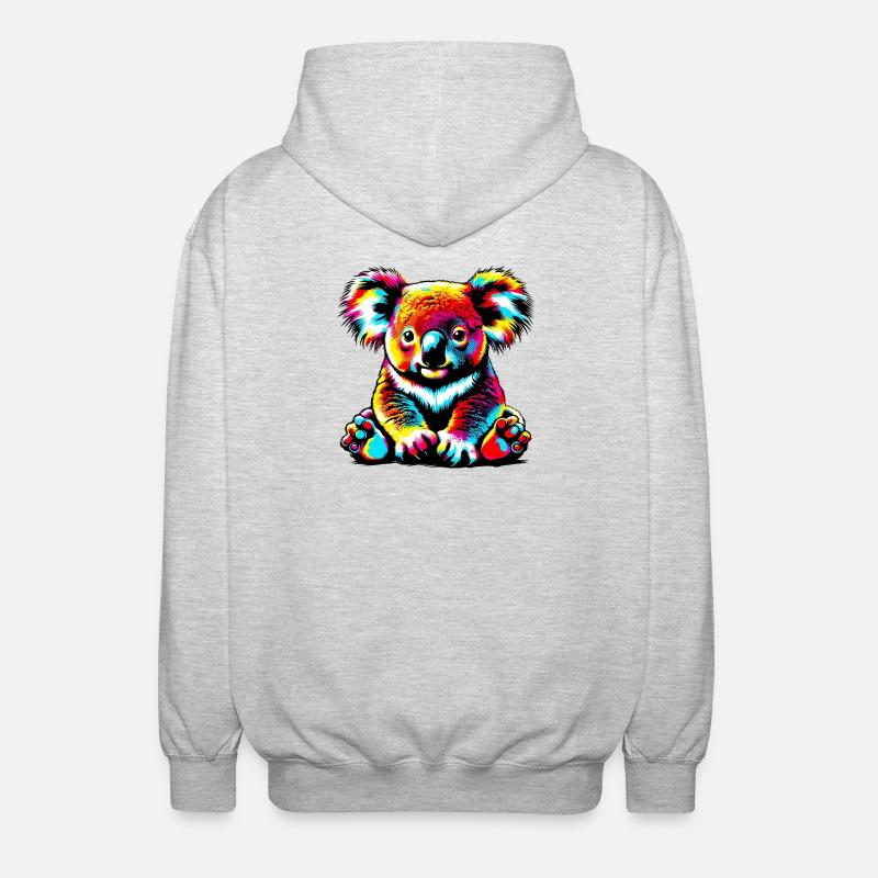 Koala - Unisex Hooded Jacket - light heather grey
