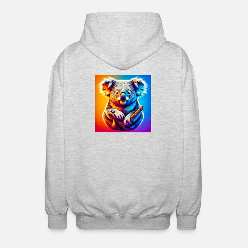 Koala - Unisex Hooded Jacket - light heather grey