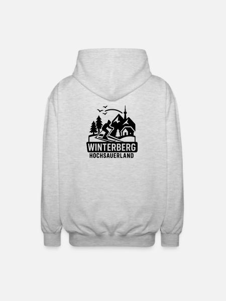 Winterberg Hochsauerland - Unisex Hooded Jacket - light heather grey