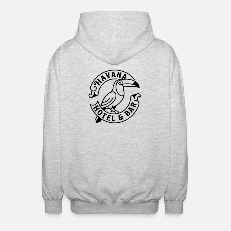 Havana - Unisex Hooded Jacket - light heather grey