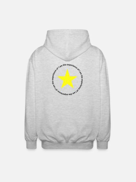 Mantric 2 - I am - Unisex Hooded Jacket - light heather grey