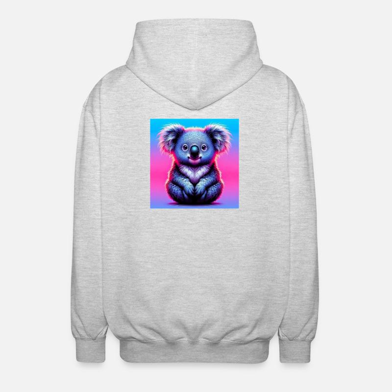 Koala - Unisex Hooded Jacket - light heather grey
