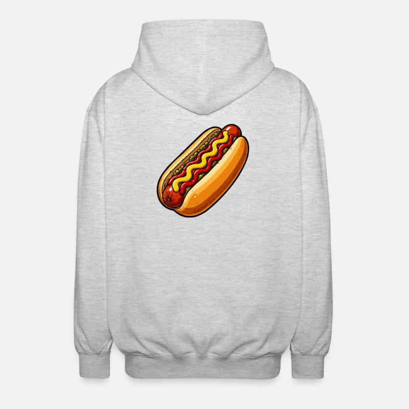Sandwich - Veste à capuche unisexe - gris clair chiné