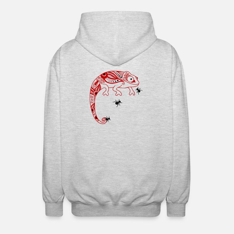 Camelion - Unisex Kapuzenjacke - Hellgrau meliert