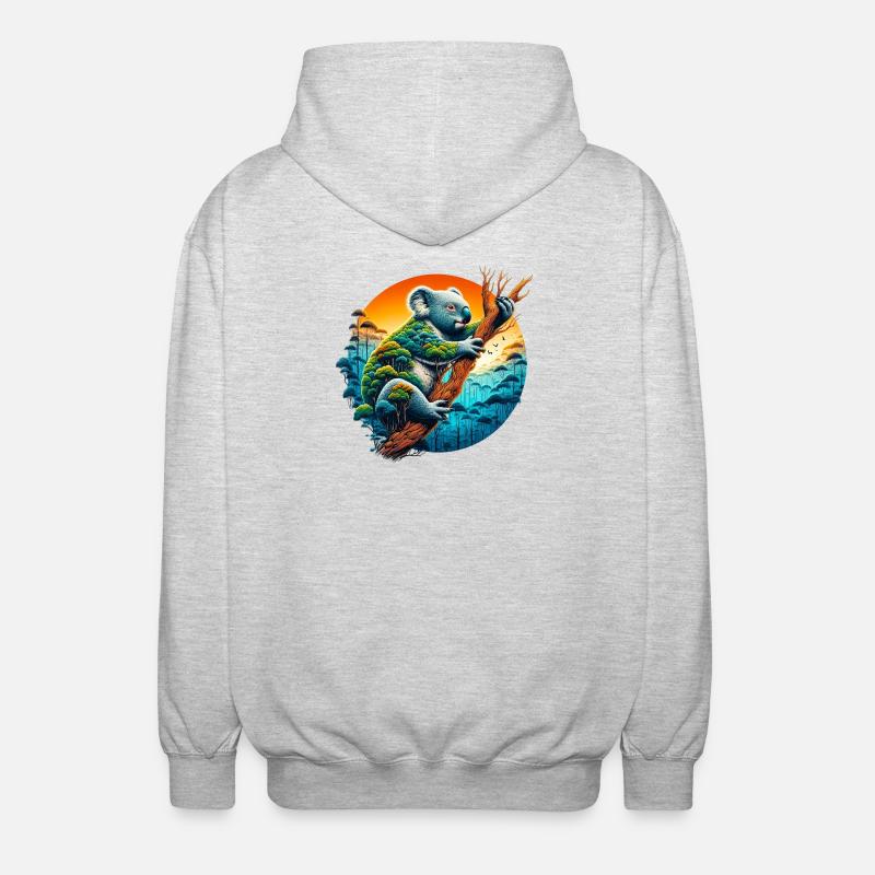 Koala - Unisex Hooded Jacket - light heather grey