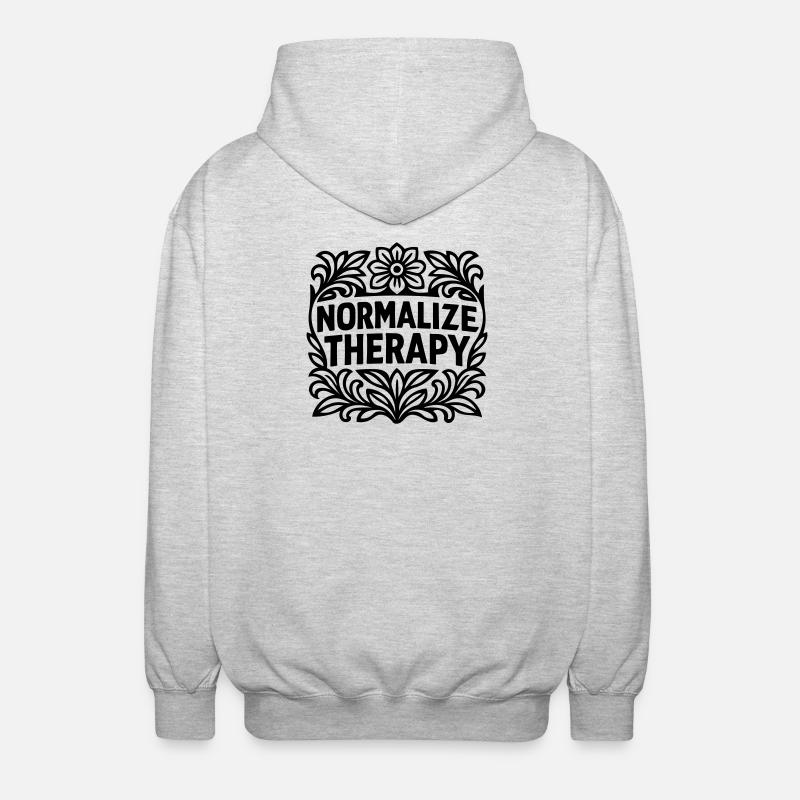 Normalize - Unisex Hooded Jacket - light heather grey