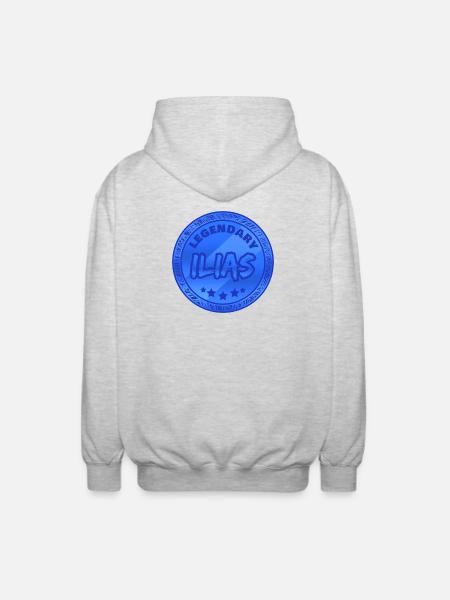 Cadeau pour l’Iliade - Veste à capuche unisexe - gris clair chiné