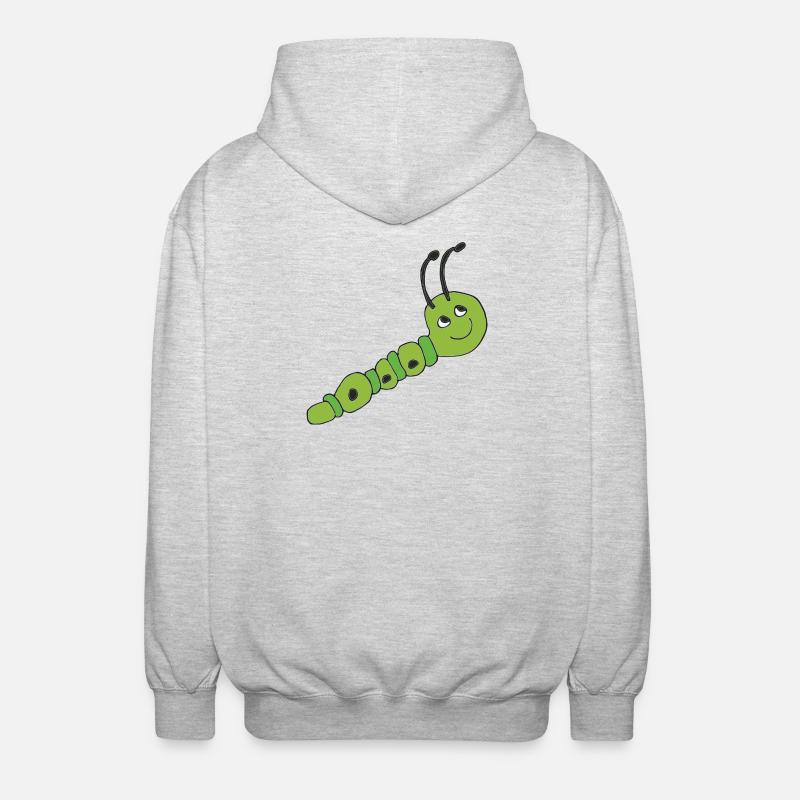 Caterpillar - Unisex Hooded Jacket - light heather grey