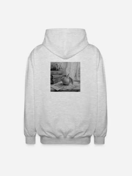 Mandarine millésimée - Veste à capuche unisexe - gris clair chiné