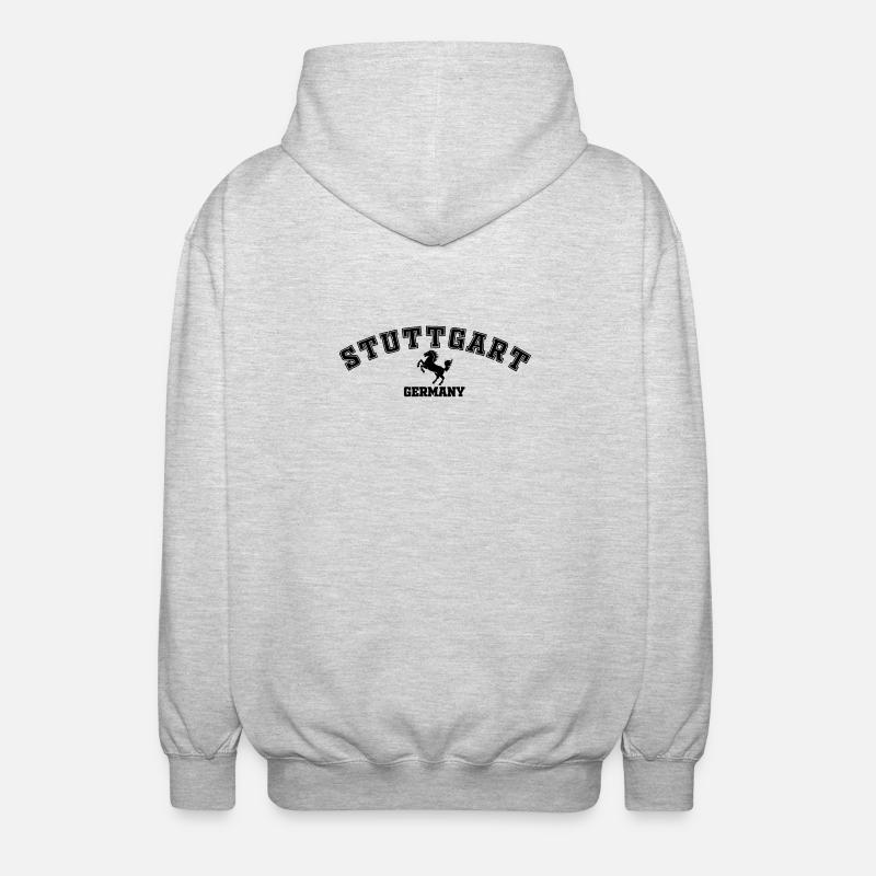 Stuttgart Germany - Unisex Kapuzenjacke - Hellgrau meliert
