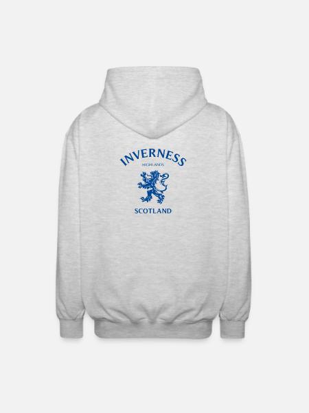 INVERNESS Schottland Scotland - Unisex Hooded Jacket - light heather grey