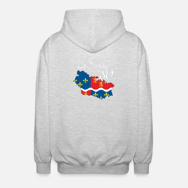 die Summe - Unisex Kapuzenjacke - Hellgrau meliert