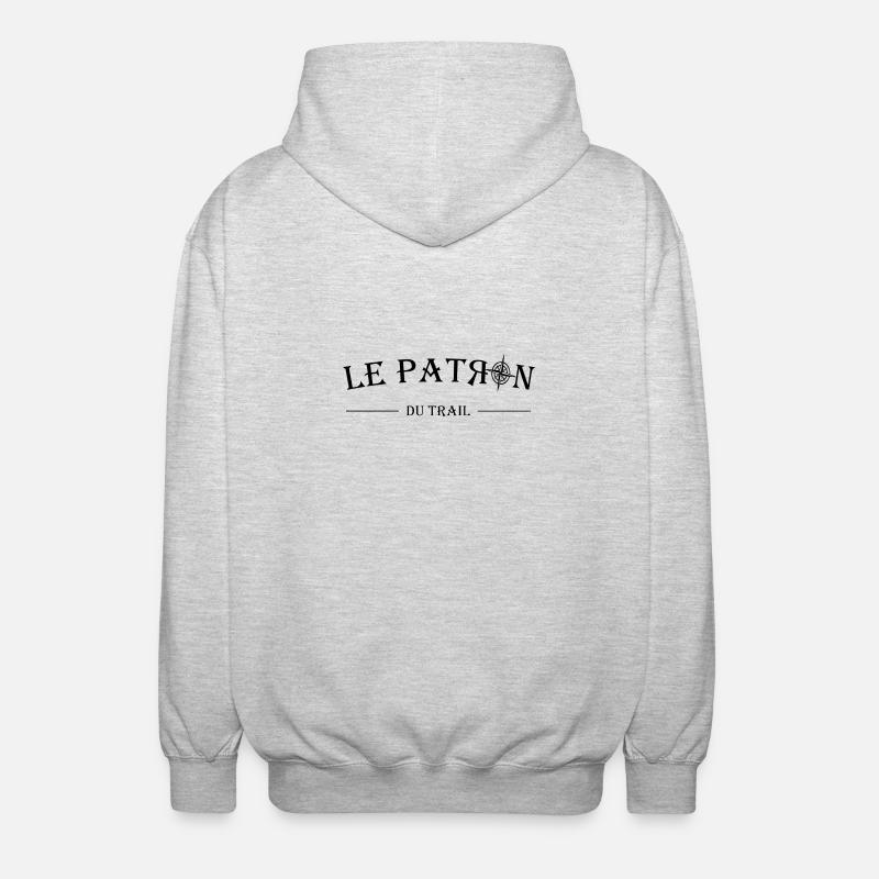 Le Patron - Unisex Kapuzenjacke - Hellgrau meliert