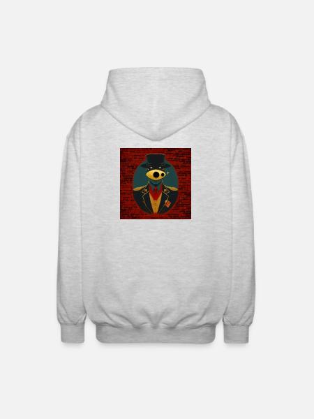 Conspiracy 02 - Unisex Hooded Jacket - light heather grey