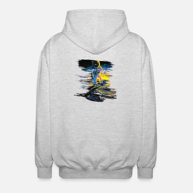 pop - Veste à capuche unisexe - gris clair chiné