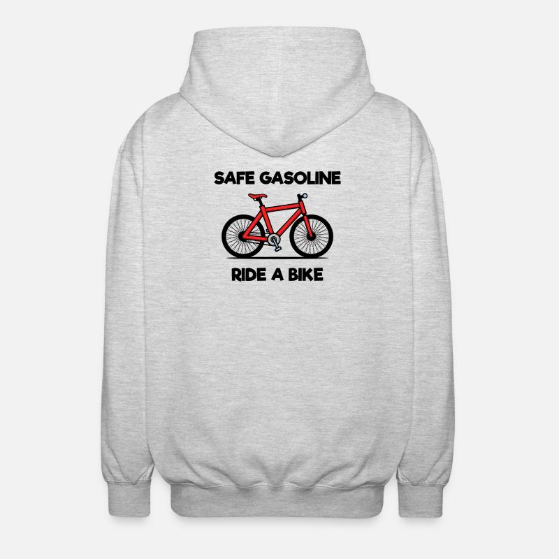 Durabilité Déclaration environnementale respectueuse de l’environnement - Veste à capuche unisexe - gris clair chiné