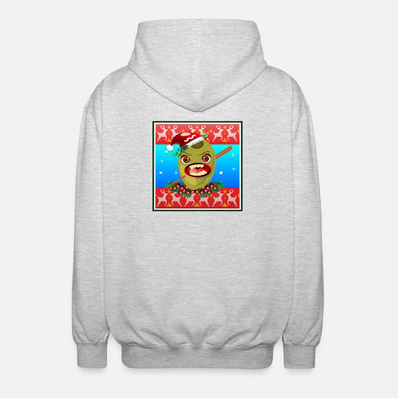 FLÉCHETTES DE NOËL - FLÉCHETTES - Veste à capuche unisexe - gris clair chiné
