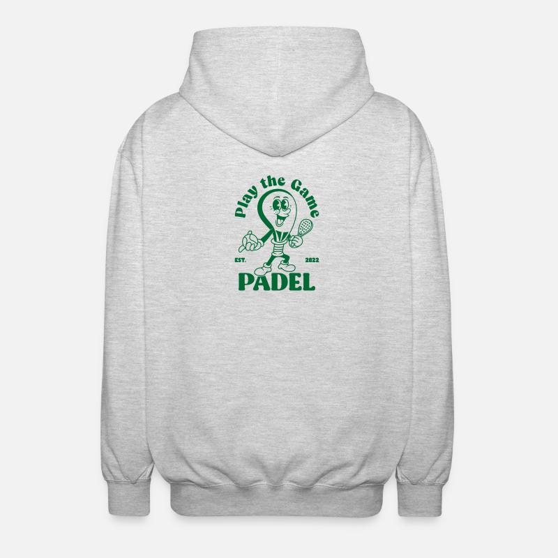Jouer au jeu Padelshirt - Veste à capuche unisexe - gris clair chiné