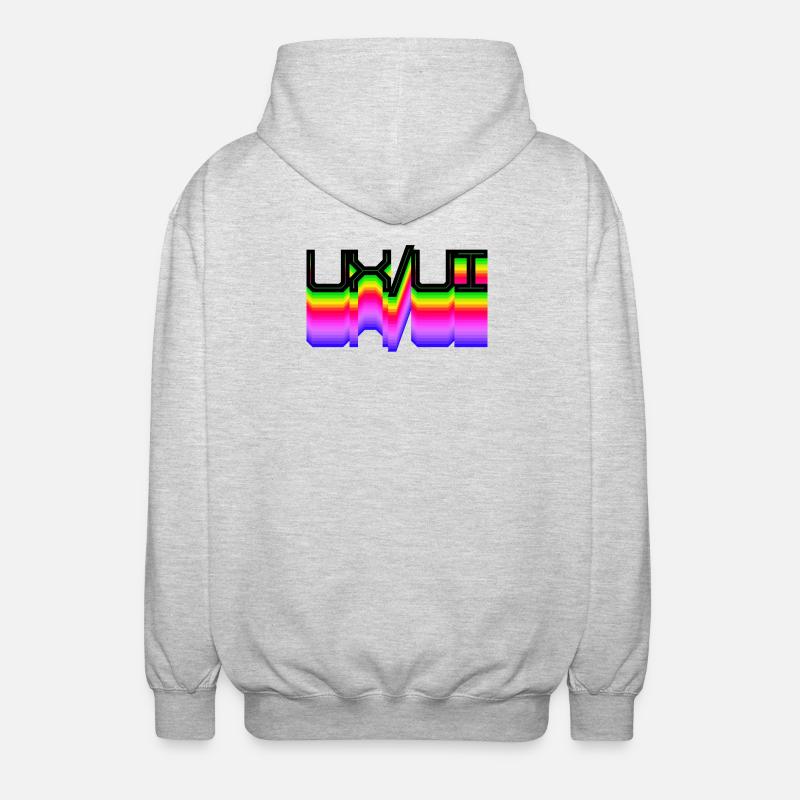 Code Developer Scripting Dev Geek Geek - Unisex Hooded Jacket - light heather grey