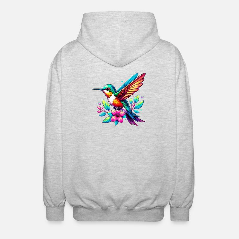 Colibri - Veste à capuche unisexe - gris clair chiné