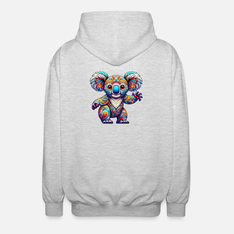 Koala - Unisex Hooded Jacket - light heather grey
