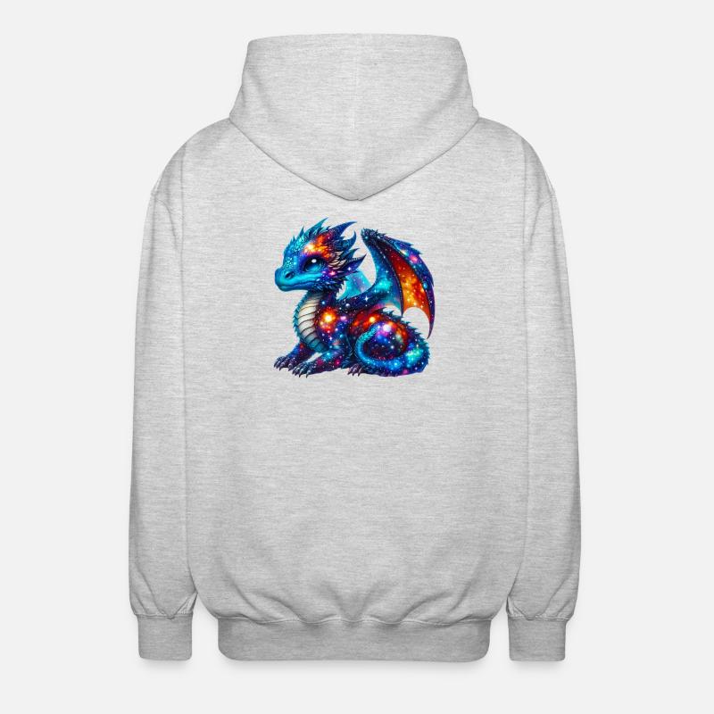 Dragon - Veste à capuche unisexe - gris clair chiné