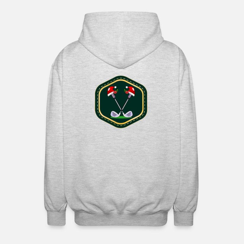 WEIHNACHTSGESCHENKE GOLFSPORT - Unisex Kapuzenjacke - Hellgrau meliert