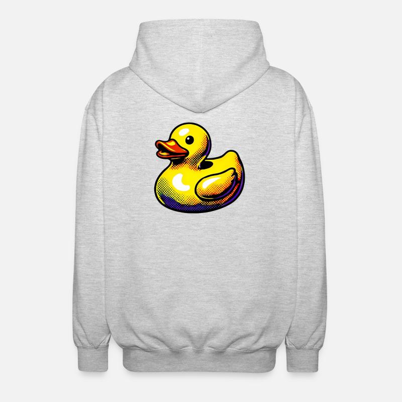 Duckling Duck Duck Duck - Unisex Hooded Jacket - light heather grey