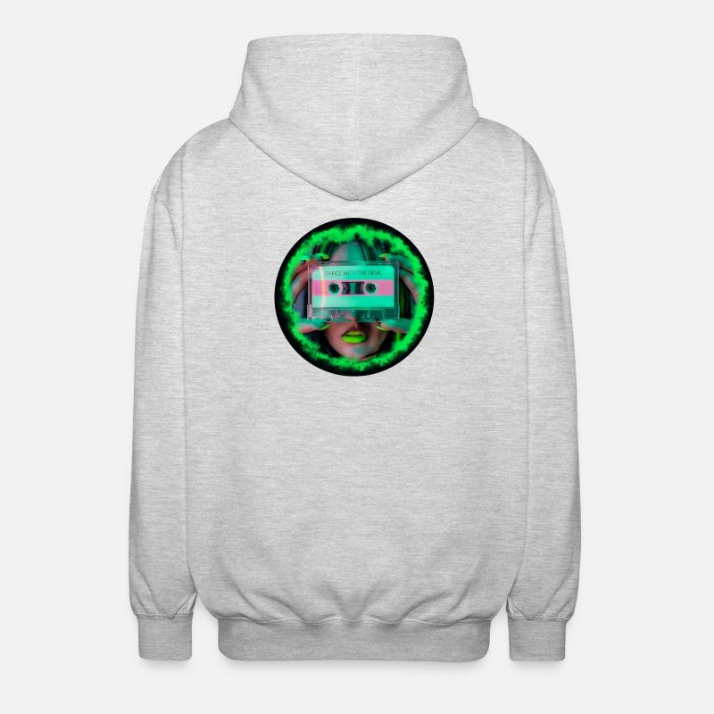 Danse avec le diable V2 - Veste à capuche unisexe - gris clair chiné