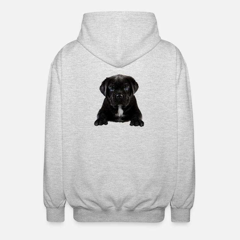 Welpe - Unisex Kapuzenjacke - Hellgrau meliert