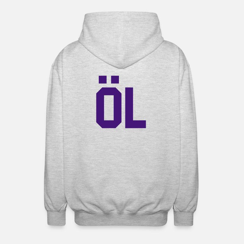 Abstract Geometric Pattern Design - Unisex Hooded Jacket - light heather grey