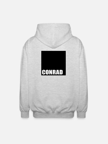 CONRAD - Unisex Kapuzenjacke - Hellgrau meliert