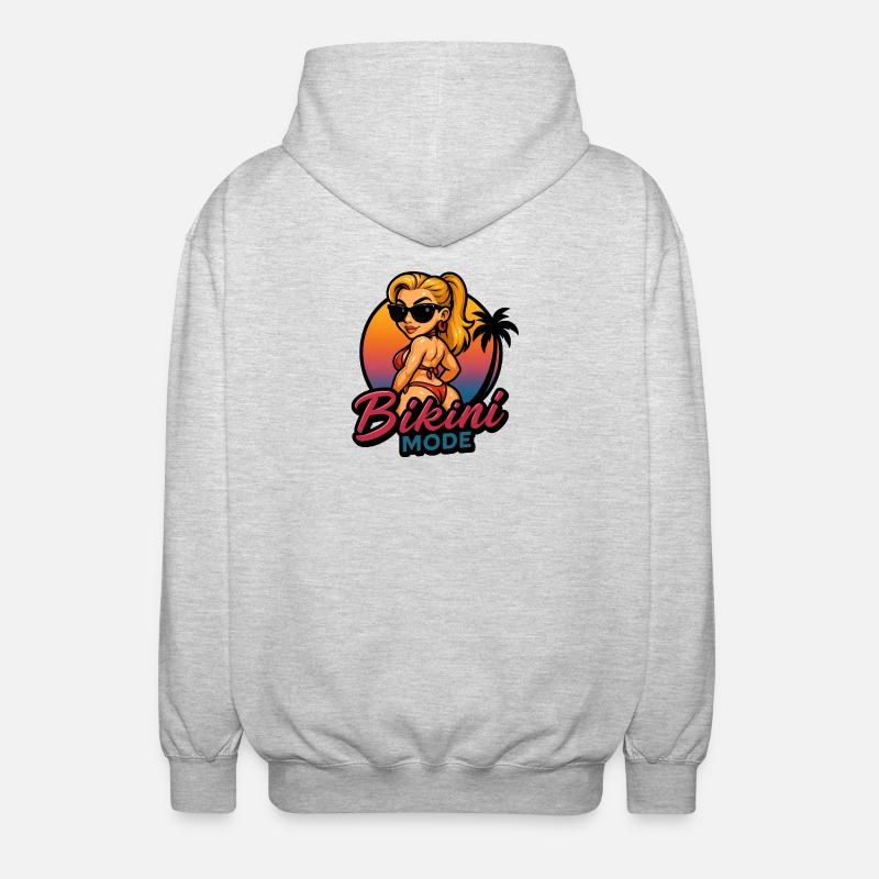 Bikini Mode - Veste à capuche unisexe - gris clair chiné