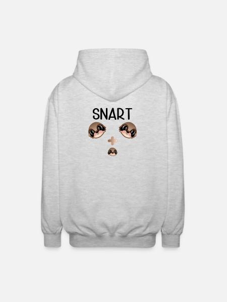 Soon to have a child - Unisex Hooded Jacket - light heather grey