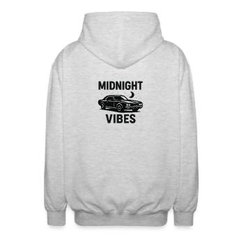Produits dérivés Vibes - Veste à capuche unisexe - gris clair chiné - Dos - AI Model Male 185 light (185cm)