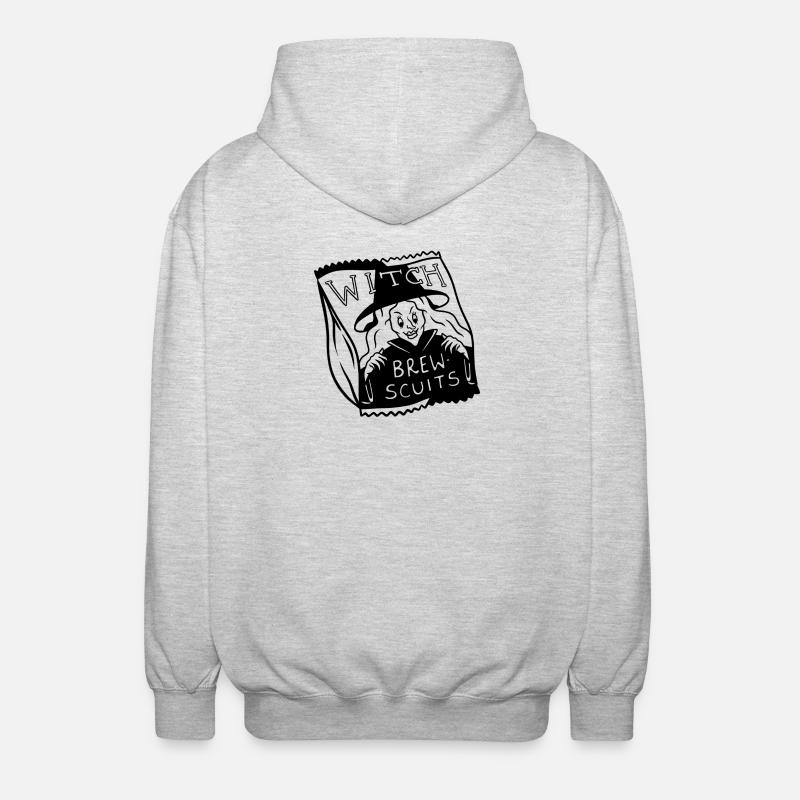 Biscuits à la bière hantée - Veste à capuche unisexe - gris clair chiné