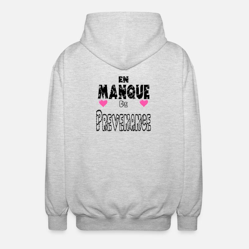 Lacking Thoughtfulness - Unisex Hooded Jacket - light heather grey