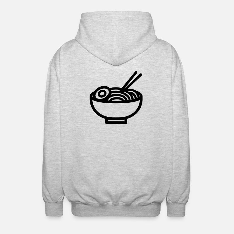 ramen - Veste à capuche unisexe - gris clair chiné