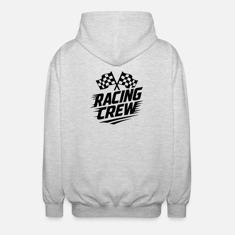 Équipage de course - Veste à capuche unisexe - gris clair chiné