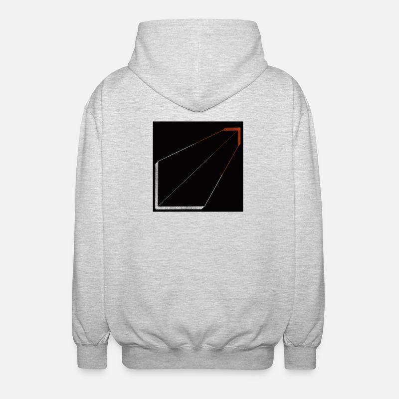 Silent Structure - Unisex Hooded Jacket - light heather grey