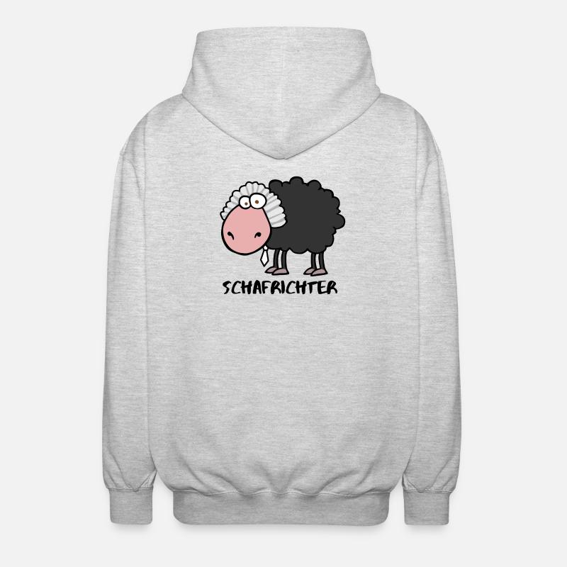 Schafrichter - Unisex Kapuzenjacke - Hellgrau meliert