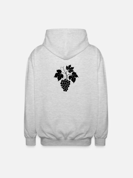 Grapevine - Unisex Hooded Jacket - light heather grey