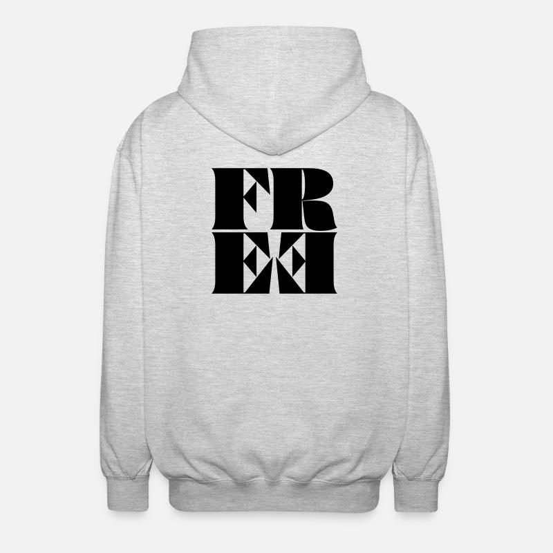 Free - Unisex Hooded Jacket - light heather grey