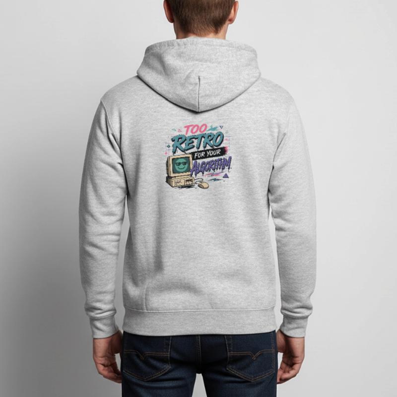 Retro Computer Algorithm Vintage Humor Unisex Kapuzenjacke
