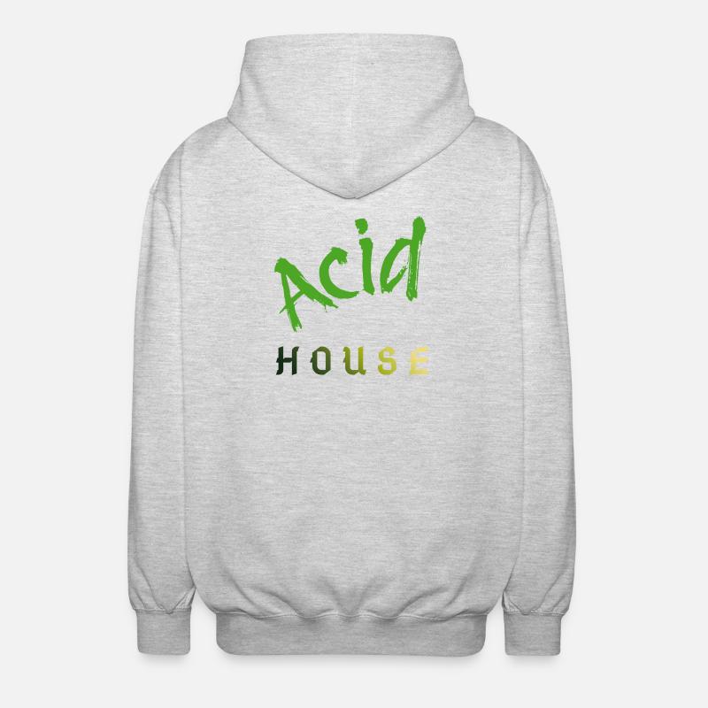Acid House - Veste à capuche unisexe - gris clair chiné